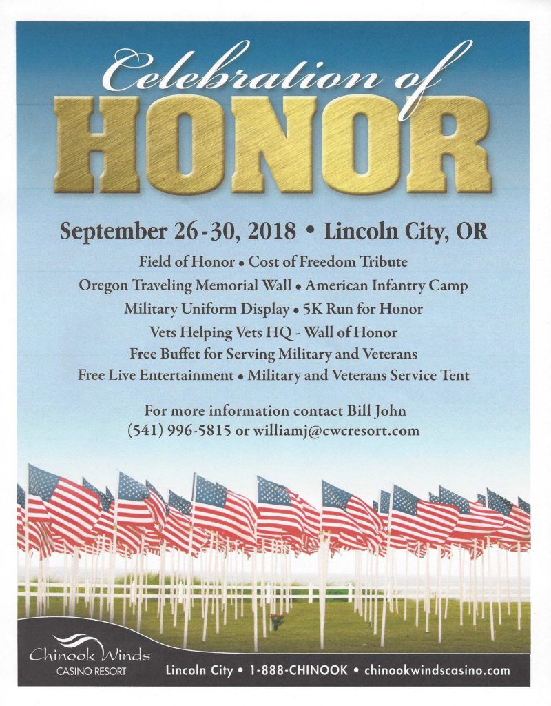 Celebration of Honor Flyer